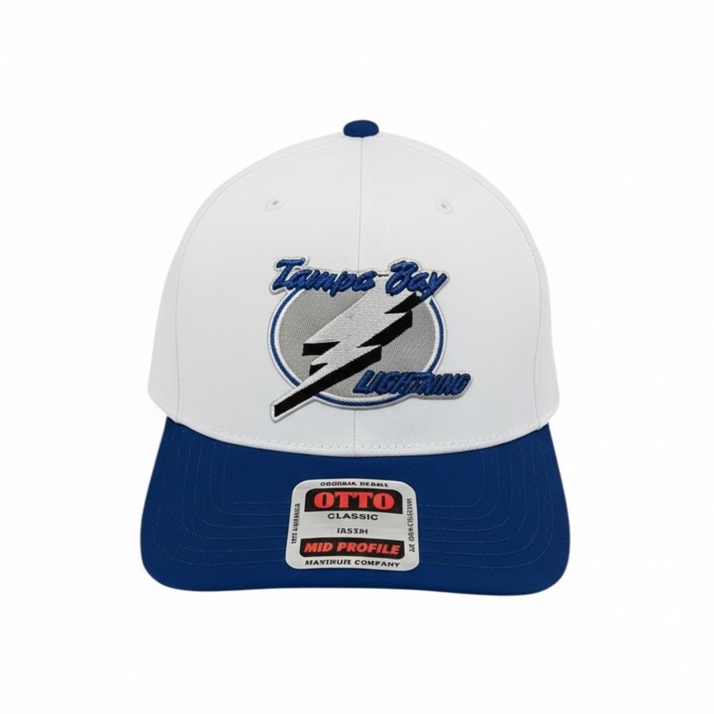 NWT Tampa Bay Lightning The Bolts Retro OTTO Mid Profile NHL Gameday Hockey Hat
